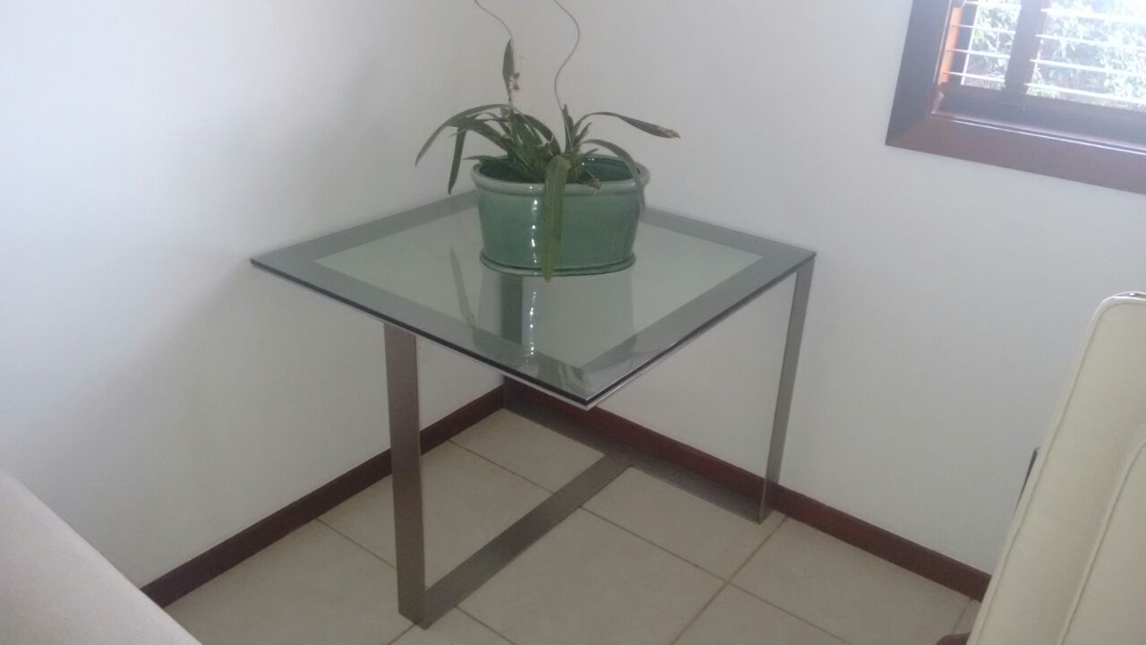 BASE DE MESA EM CHAPA DE AÇO INOX